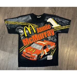 Vintage Jamie McMurray McDonalds Chase Authentics Nascar AOP Shirt